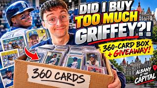 Did I Buy Too Much Griffey! 360-Card Box + Giveaway! Epic Card Show Haul!