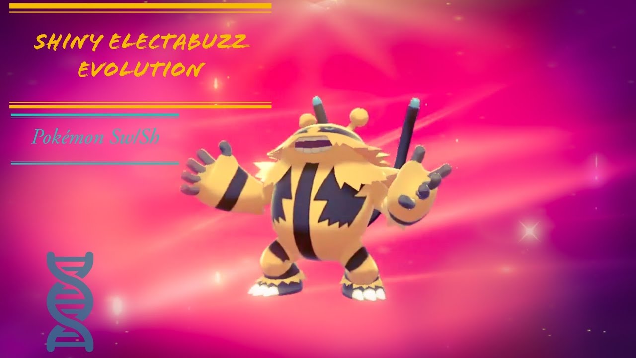 Shiny Electabuzz Evolution in Pokémon Sword and Shield YouTube