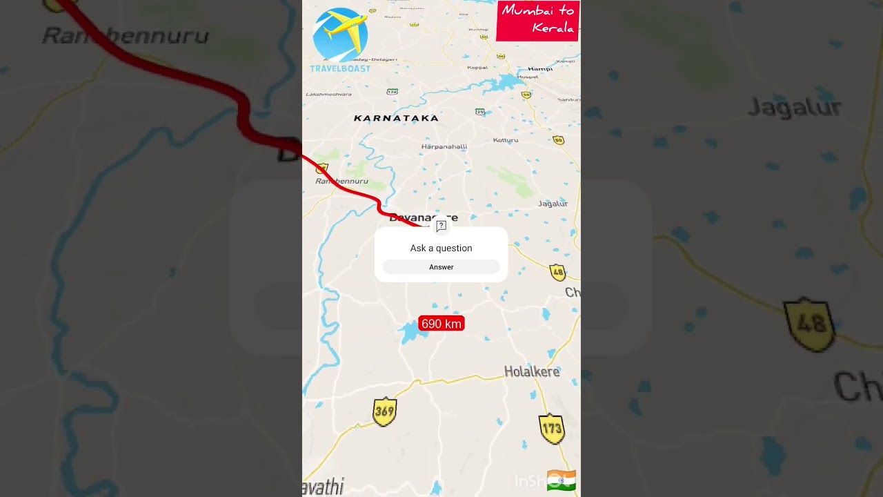 Mumbai to Kerala by road | 