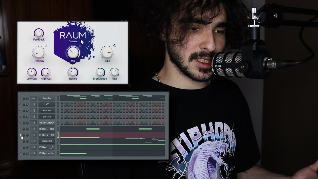 Making a DARK beat with UNIQUE BASSLINES!😈FL Studio 20 Dark Beat Tutorial
