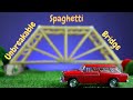 Making an Unbreakable Bridge with Spaghetti!