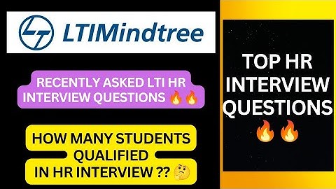 LTI Mindtree HR interview questions | Number of students qualified in HR interview #ltimindtree #it