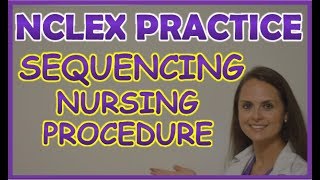 NCLEX Drag and Drop Nursing Procedure Practice Question on Mixing Insulin