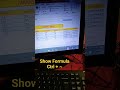 Show formulas #trendingshorts #excel #viral #computer 🤘📸🔥🔥🔥