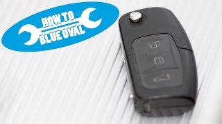 Anleitung: Ford Funk-Klappschlüssel - Batterie wechseln / tauschen | Focus, Kuga, Mondeo, Fiesta