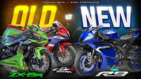 2025 Kawasaki ZX-6R vs Honda CBR600RR vs Yamaha R9 ┃  New vs Old Gen Supersports!
