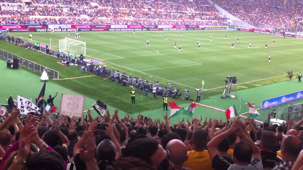 roma - Juventus 0 a 1 Sono un ultras bianconero.... - YouTube