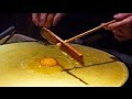 Beijing street food  chinese traditional crepe  jian bing