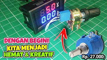 IDE KREATIF ‼️ Cara Modifikasi Potensiometer Biasa Menjadi POTENSIOMETER MULTITURN