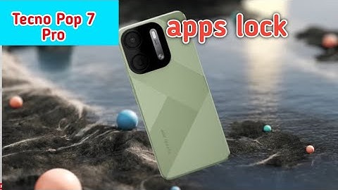 How To Set App Lock In Tecno Pop 7 Pro,How To Enable Apps Lock In Tecno Pop 7 Pro,