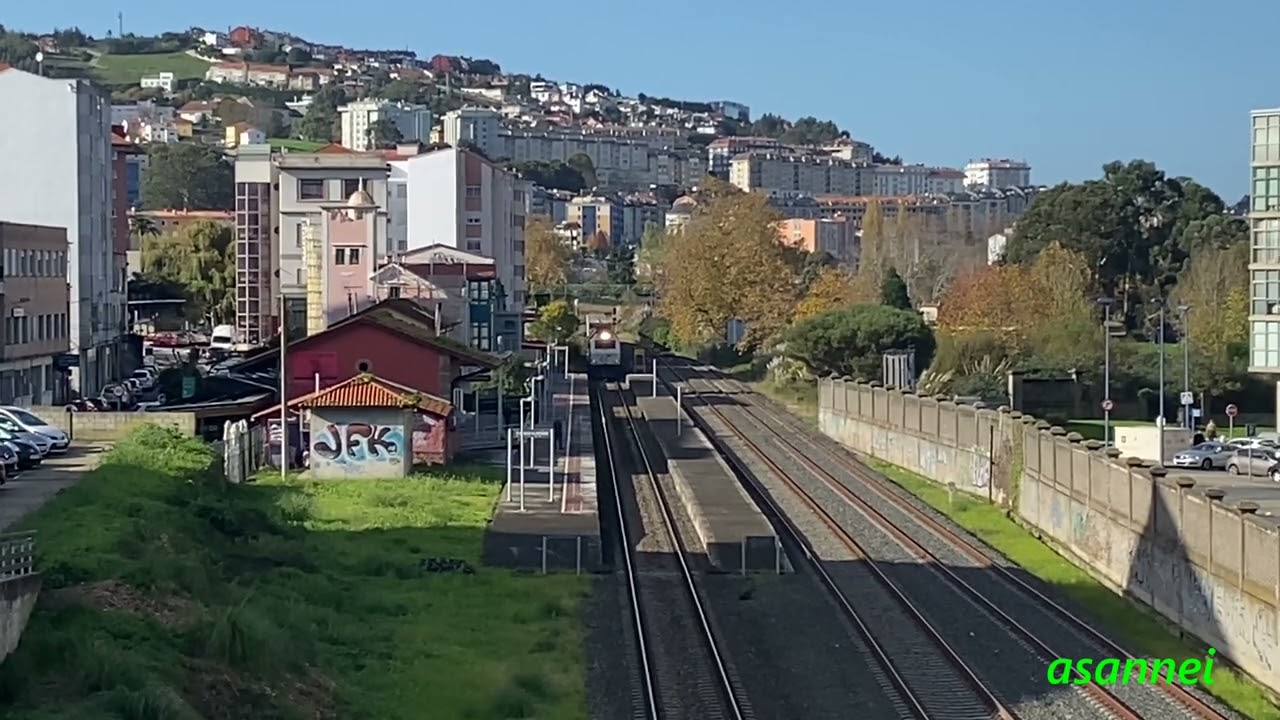 4K 2022 11 25 TECO DE VIGO POR ESTACION O BURGO SANTIAGO