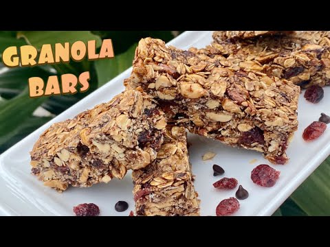 How to make GRANOLA ENERGY BARS that won’t fall apart