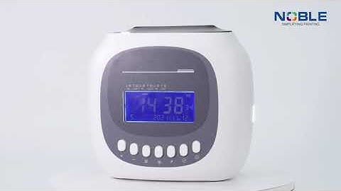 Grozziie Punch Card Attendance Machine