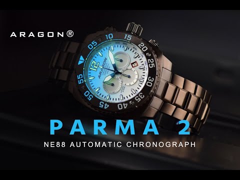 ARAGON® Parma 2 SII NE88 Automatic Chronograph - YouTube