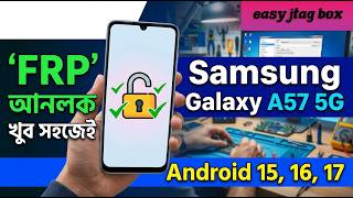 Samsung Galaxy A57 - 5G FRP Unlock by easy jtag box isp jumper