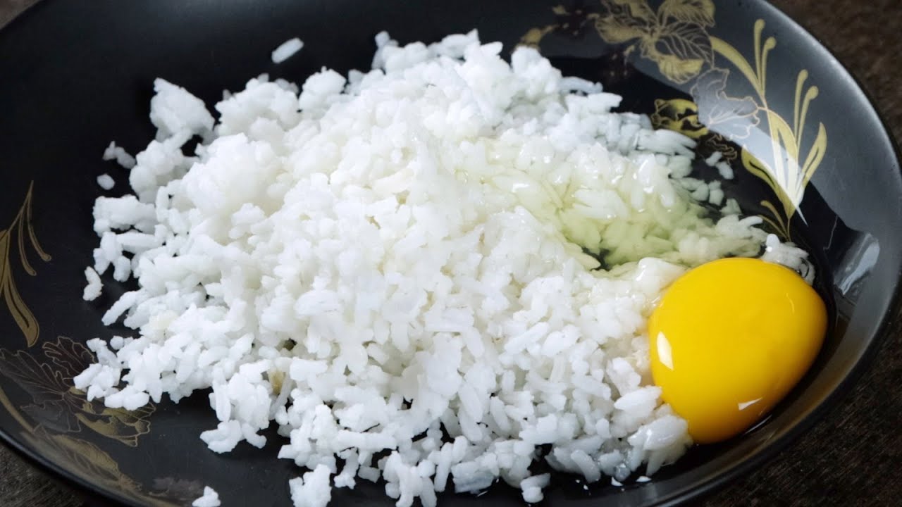 Add egg to rice, and the result is amazing!!