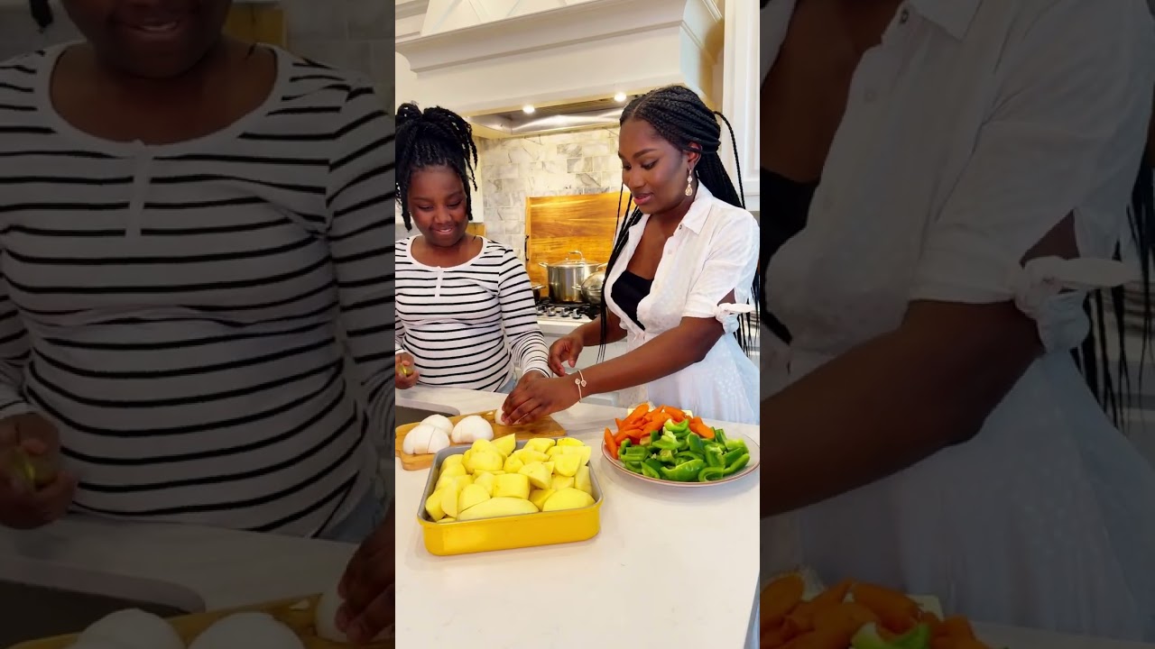 Family of 9 dinnertime routine: easy roast chicken