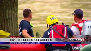 Rescue crews search for multiple bodies over dangerous weekend on the water