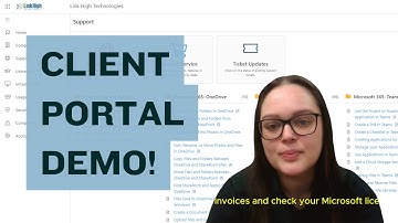 Client Portal Demo - Link High Technologies