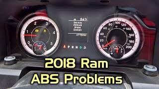 Intermittent ABS Issue -  2018 Ram 3500 Pickup Truck