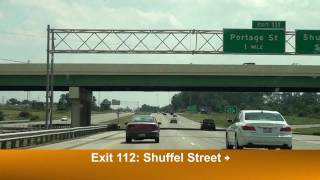 I-77 South: Canton, OH