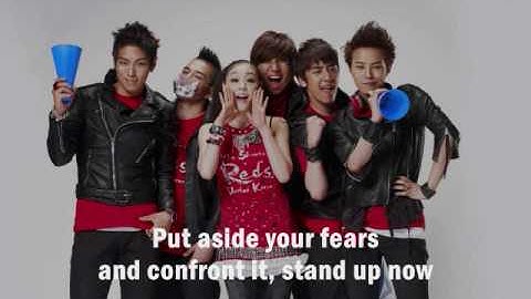 Big Bang & Kim Yuna - The Shouts of Reds Part 2 [Eng. Sub]