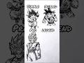 How to Draw Gojo in different level #shorts #anime #drawing #goku #fyp
