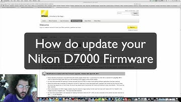 How to Upgrade the Nikon D7000 Firmware