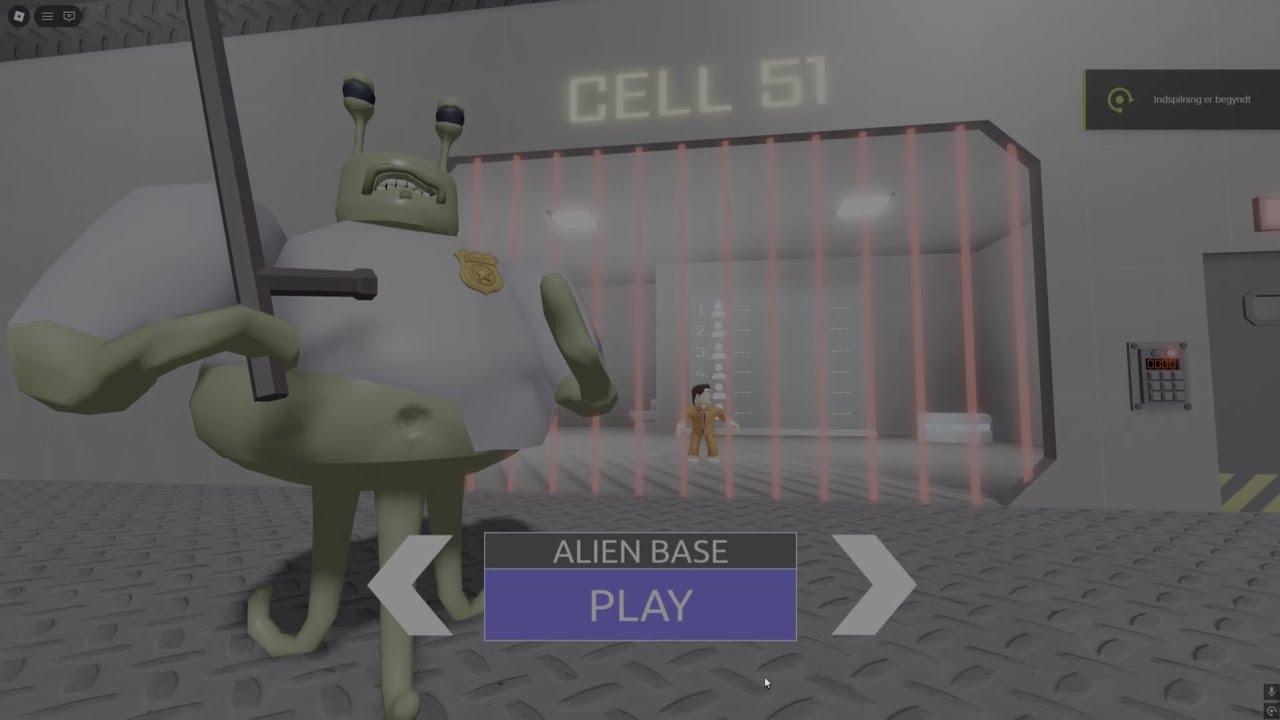 Barry's Prison Run Del 2 |Alien Prison - Roblox med Denzel