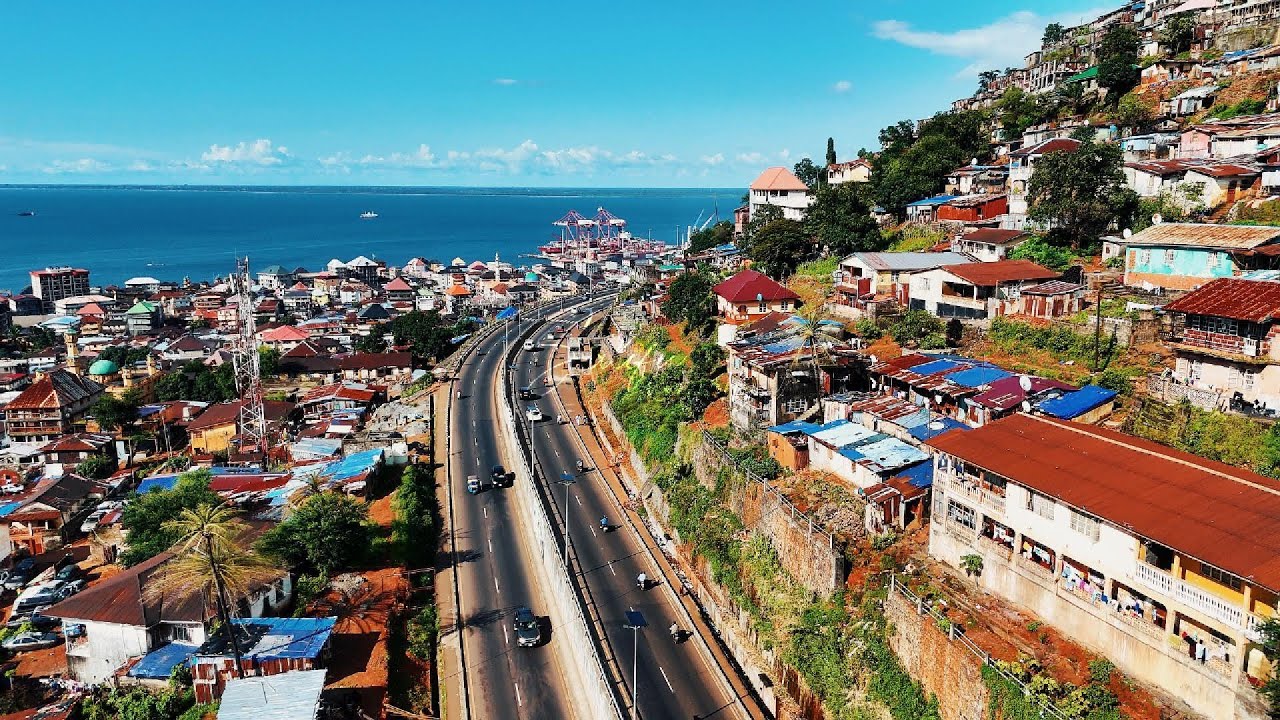 Hillside Bypass from above | Freetown, Sierra Leone