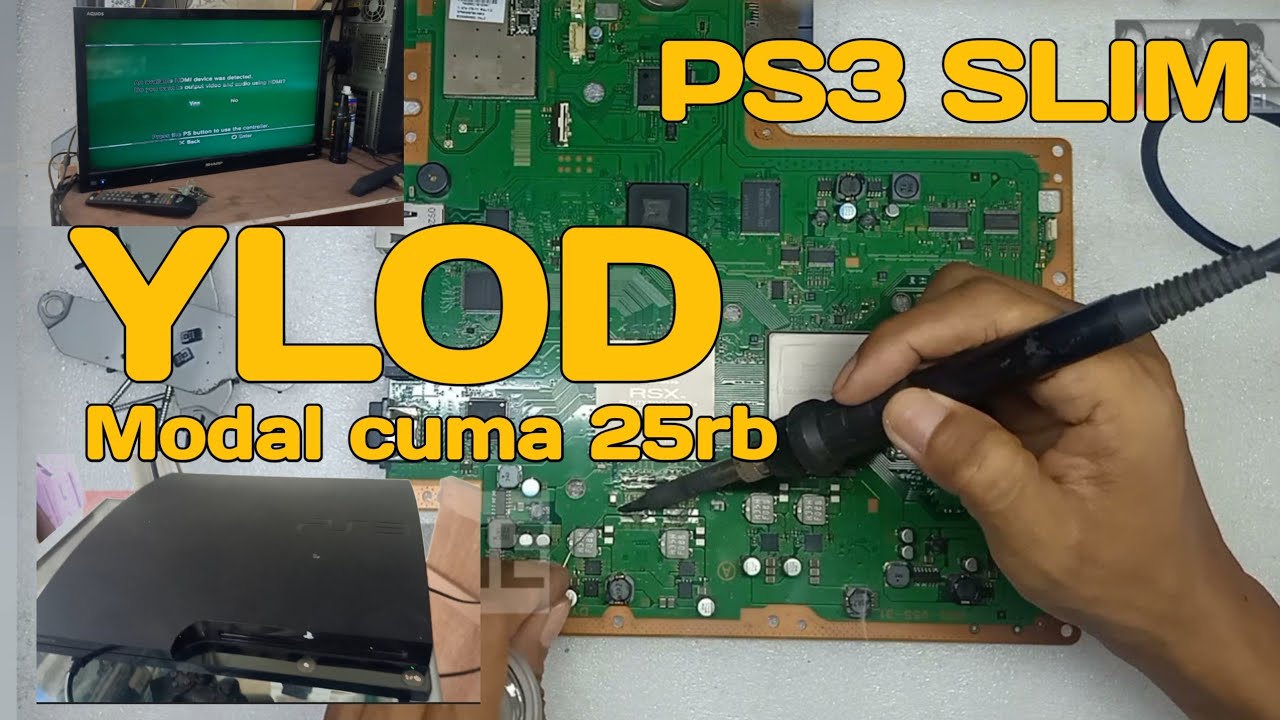 Cara Mengatasi PS3 YLOD Dengan modal cuma 25rb