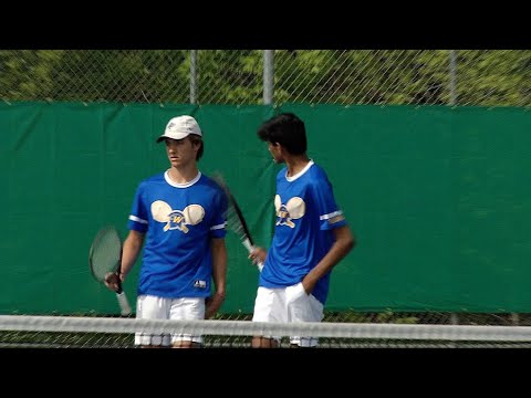 Wayzata Boys Tennis - Dhiren Akkina and Jack Bomier's Volley Point