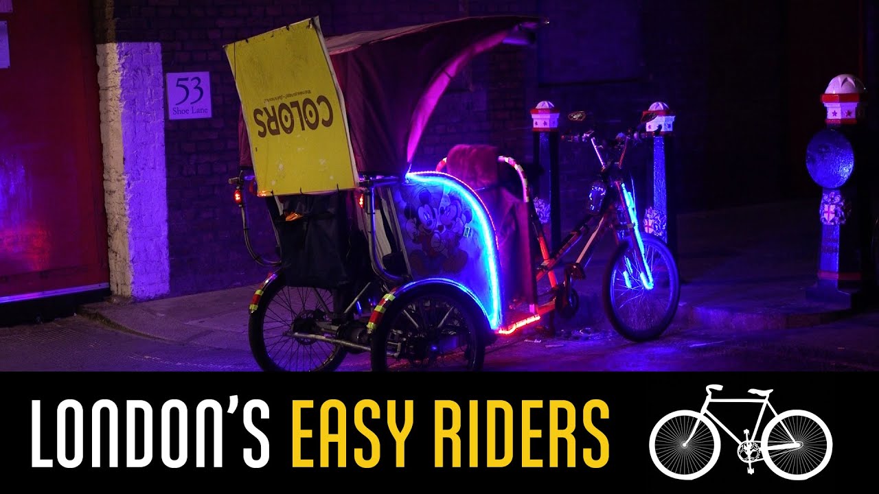 A night in London's West End through the eyes of a Rickshaw rider: Friedel Schroder, Londoner 