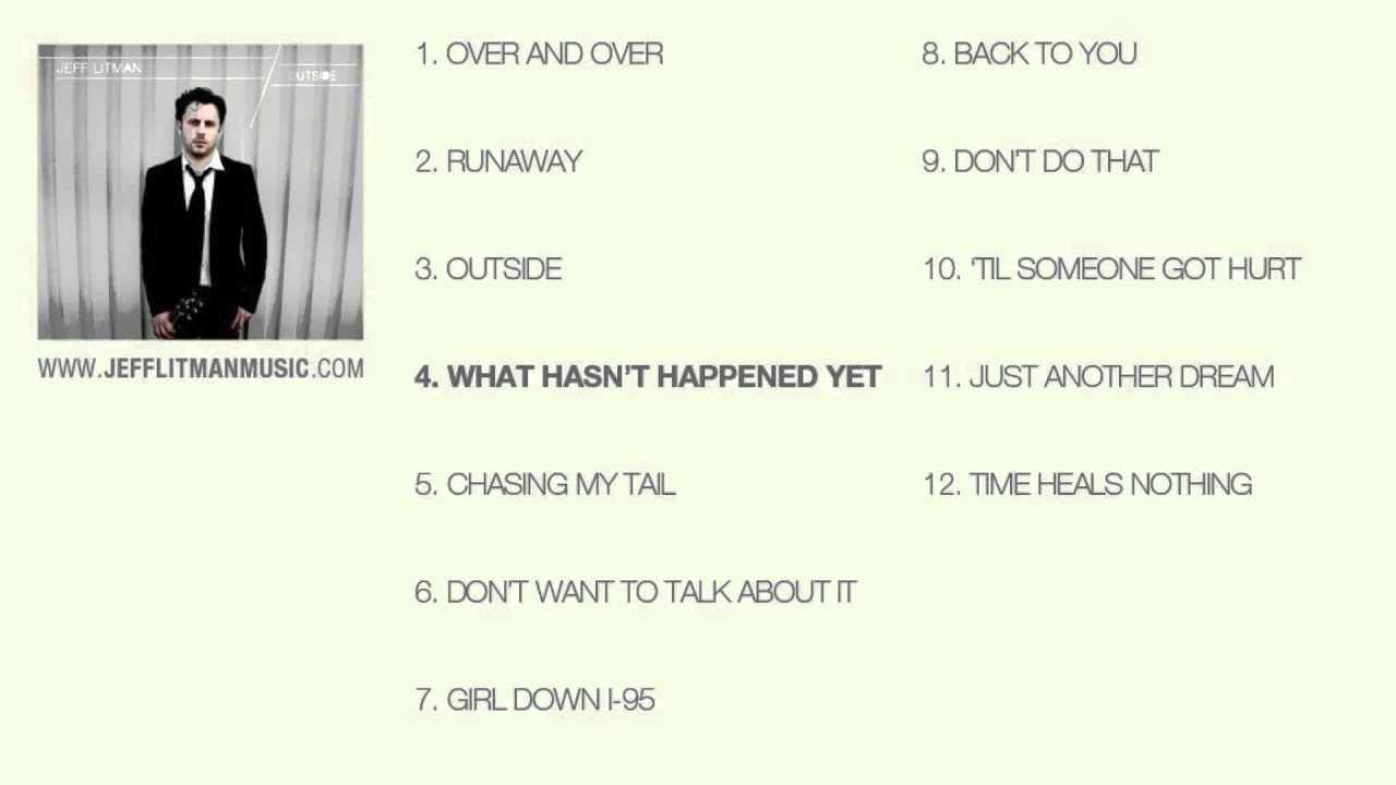 Jeff Litman - What Hasn't Happened Yet, Album Version