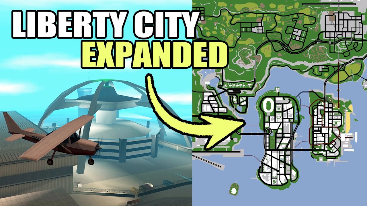 GTA United States Map Progress Liberty City Expanded Anneland Maxresdefault