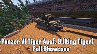 Minecraft Panzer VI Tiger Ausf. B (King Tiger) - Full Showcase