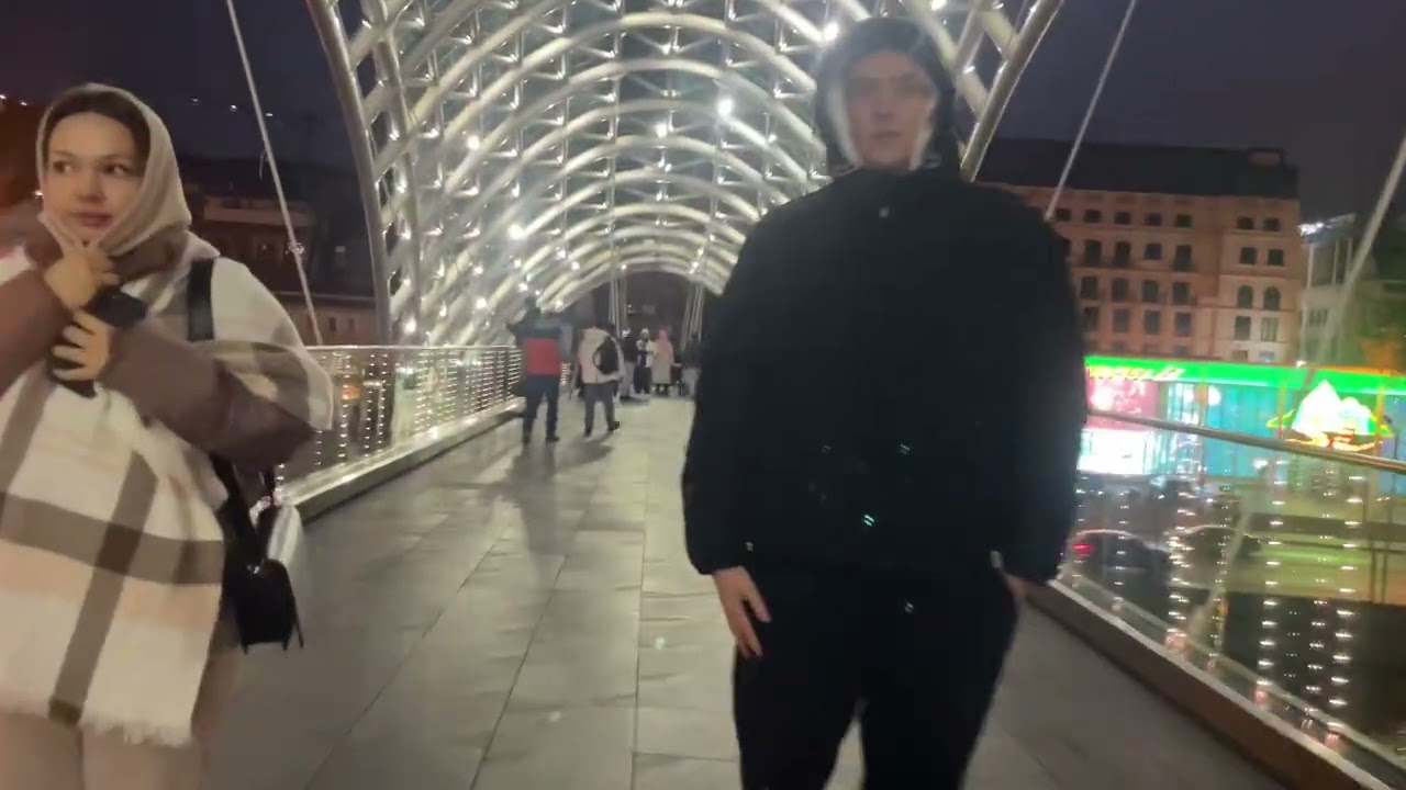 Bridge of Peace, Mtkvari River, Rike Park, Tblisi, Georgia 🇬🇪 