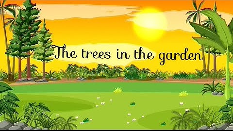 The trees in the garden song | Ennum Ezhuthum | English | Term 3‎@kidshub89 