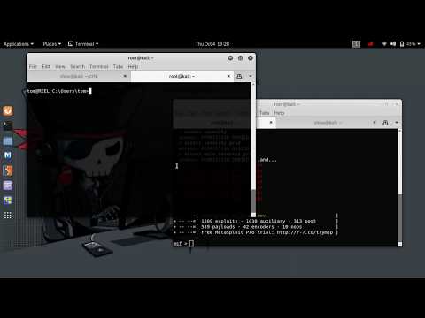 Command shell to meterpreter (using powershell)