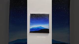 Mountain Night Scene