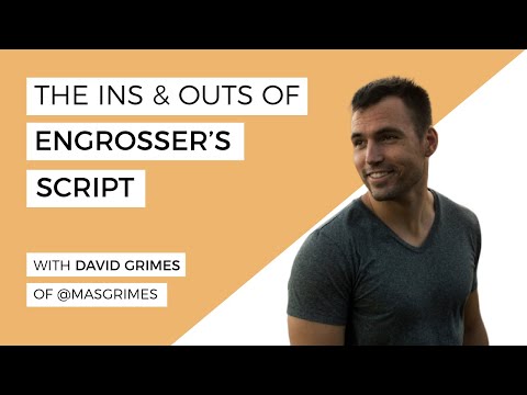 How To Get Started With Engrosser's Script: A Beginner Lesson– with David Grimes of @masgrimes