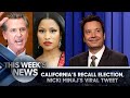 Californias recall election nicki minajs viral vaccine tweet this weeks news  the tonight show