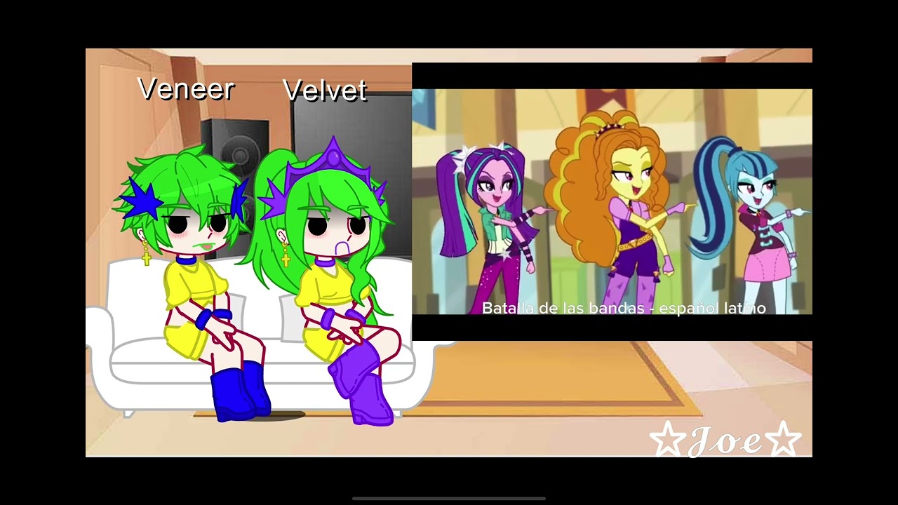 Velvet y Veneer reaccionan a Las Dazzlings 👩‍🦲☝️