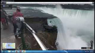 The Greatest Niagara Falls Of New York From Google Map..