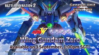 MOBILE SUIT GUNDAM BATTLE OPERATION 2 - Wing Gundam Zero