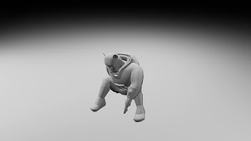 Lion Animation Test in Autodesk Maya