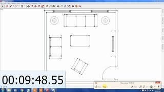 I make statements about how quickly you can create floor plans in SketchUp, and I