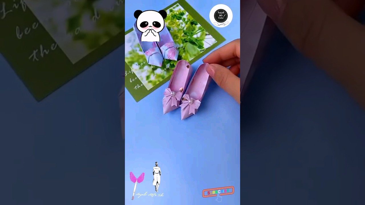 Fun and Creative DIY Paper Cute Sandals for Girls 