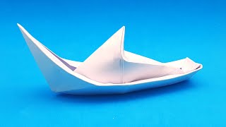 How To Fold Origami Fishing Boat | Handmade Paper Boat Making Tutorial | DIY Floating Boat Making by MR. CREATOR 169 views 10 days ago 5 minutes, 16 seconds