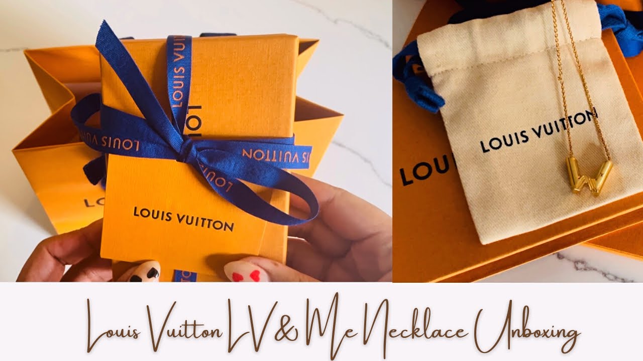 LOUIS VUITTON LV & Me Necklace Unboxing